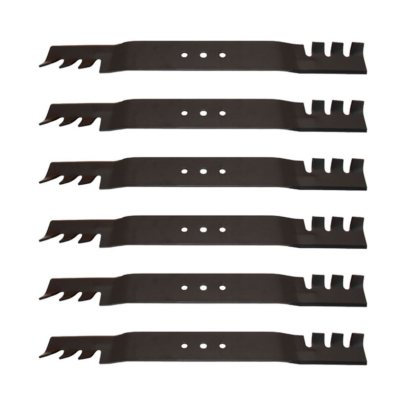 Qty 6: Toothed Mulching Blade Fits Toro Replaces 108-9764-03