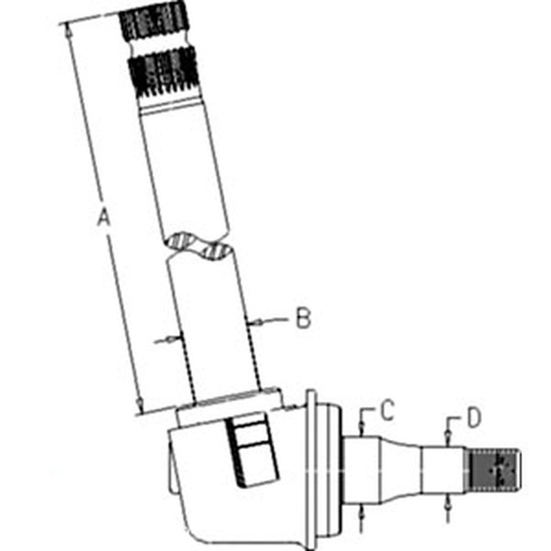 MFWD Spindle Knuckle - Economy Fits John Deere 5105 5205 RE73022