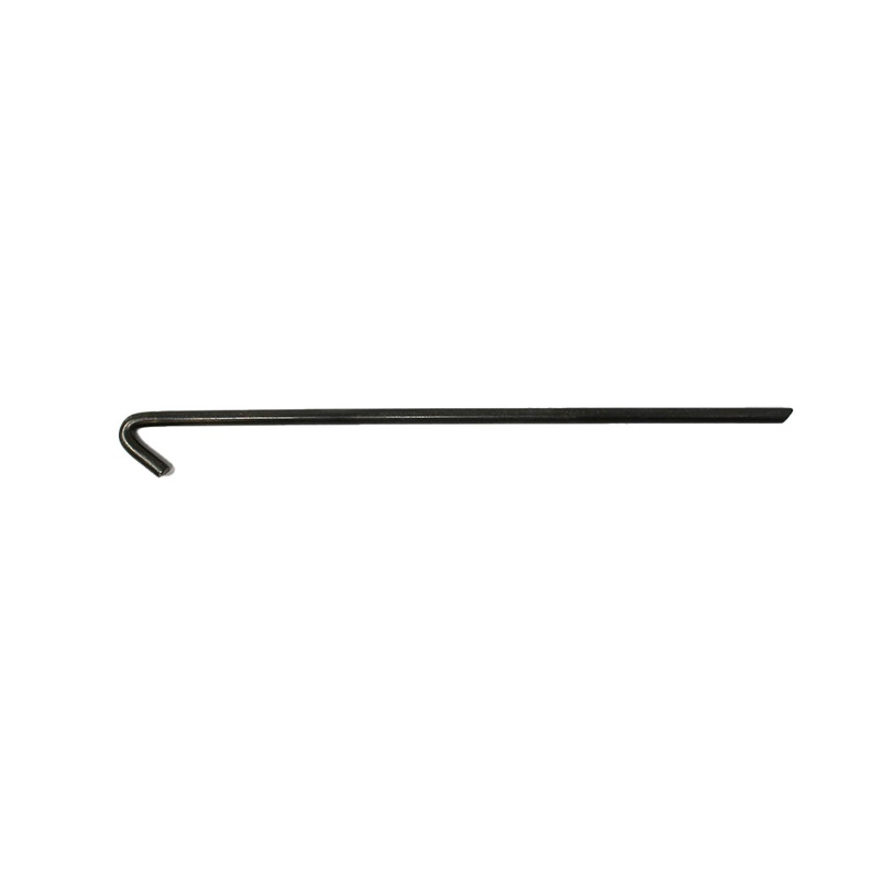 One 10" Steel Anchoring Stake w/ 1" Hook For Tents-Canopies-Tarps & More!