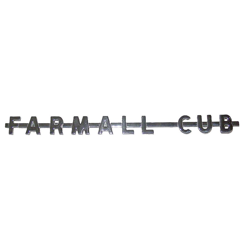 R7418 Fits FARMALL Fits Cub" Side Emblem Fits IH / Fits FARMALL