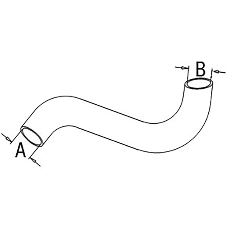 Radiator Hose - Lower Fits Massey Ferguson 698 1669806M1 1669806V1