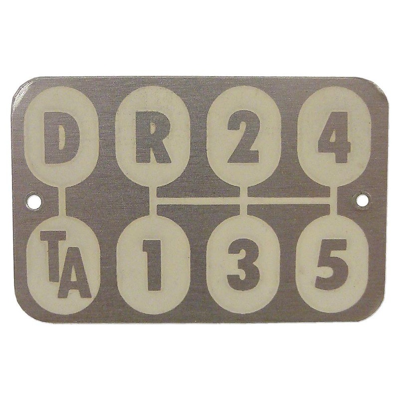 SHIFT PATTERN PLATE Fits International 340 460 504 560 606 660 Fits FARMALL