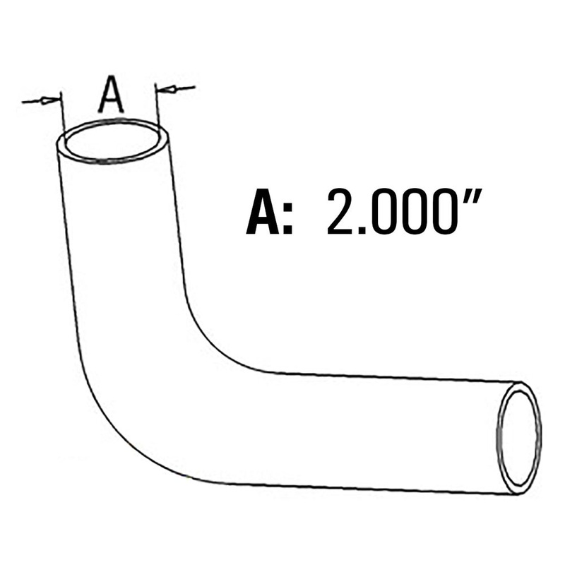 Radiator Hose - Upper Fits Massey Ferguson 698 1669805M1