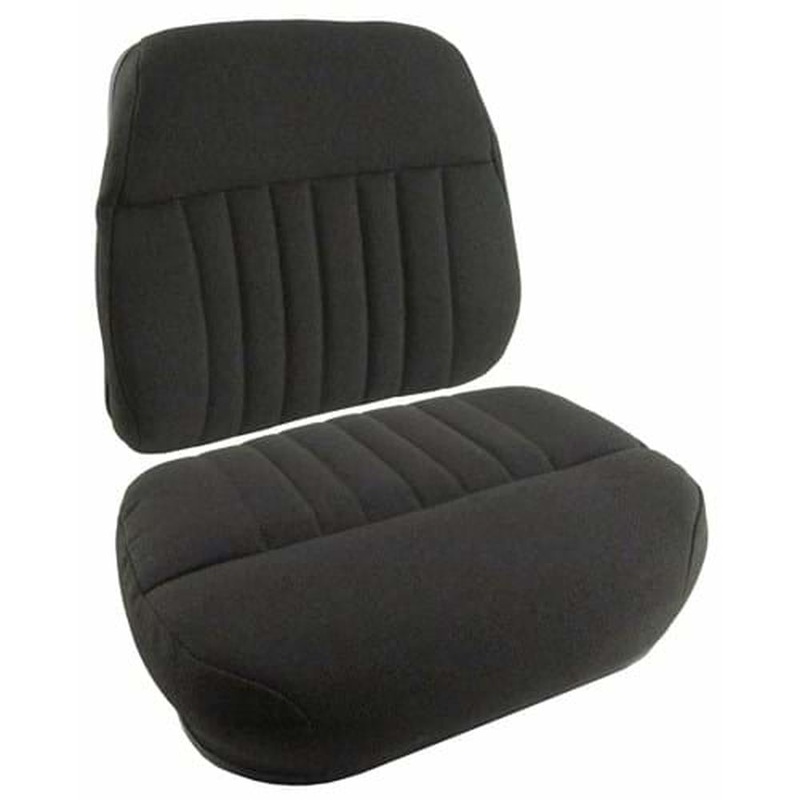 SA139350 Cushion Set, Black Fabric - (2 pc.) Fits Case