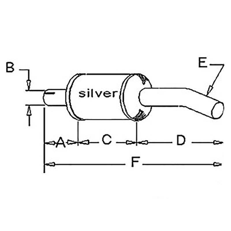 401776R1 New 30" Long Muffler Fits Case-IH Fits International Combine Model 715