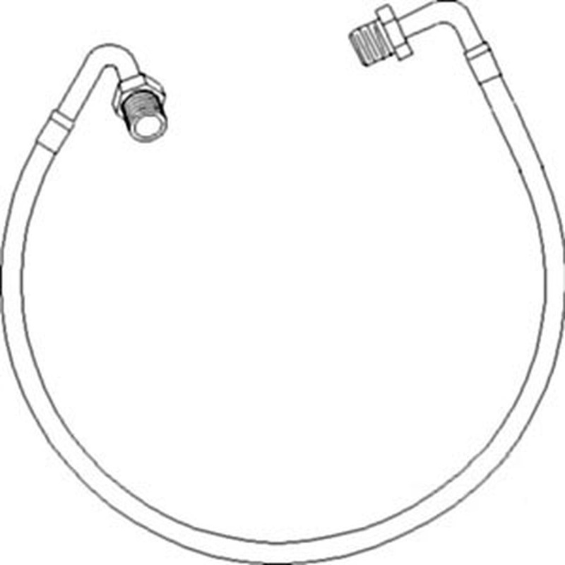 J918562 Turbo Supply Hose Fits Case-IH Tractor Models 1620 1640 1660 5140 2555