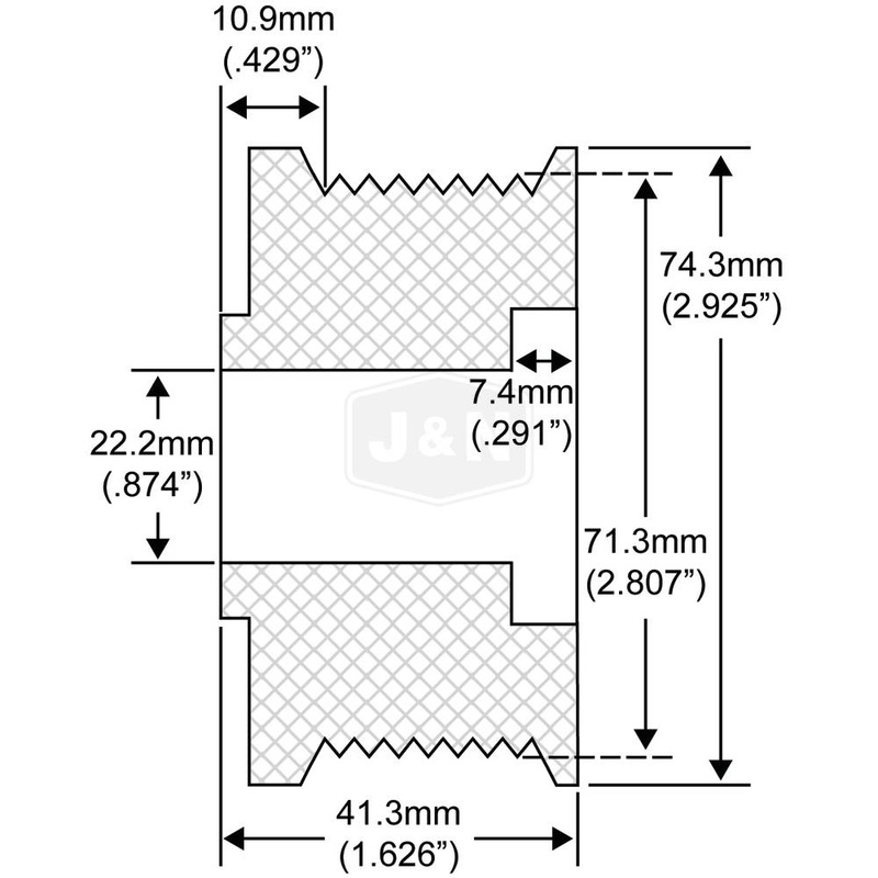 208-12003-JN J&N Electrical Products Pulley