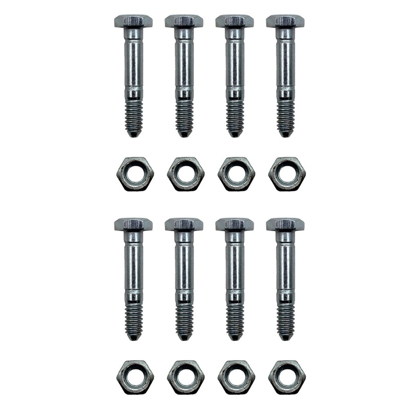 (8) Shear Pin w/ Nut 1-9/16"x1/4" Fits John Deere 524D 724D 826D 1332DDE