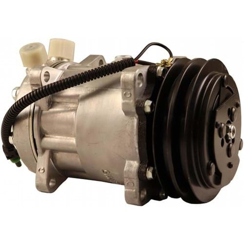 8842920A Sanden SD7H15HD Compressor, w/ 2 Groove Clutch - Fits Ag-Chem