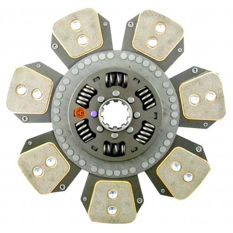 F82983565N 14" Transmission Disc, 7 Pad, w/ 1-3/4" 10 Spline Hub - Fits Ford