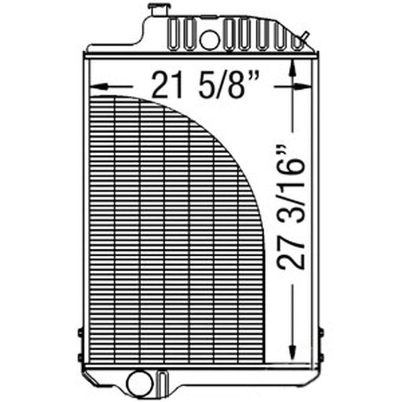 RE21898 Radiator Fits John Deere 4240 Tractor