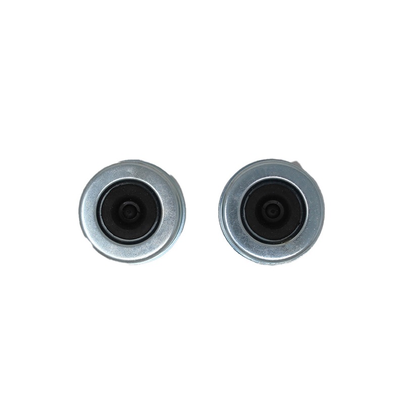 021-042-02 + 085-001-00 Axle Dust Covers with Rubber Inserts (2) Fits Universal