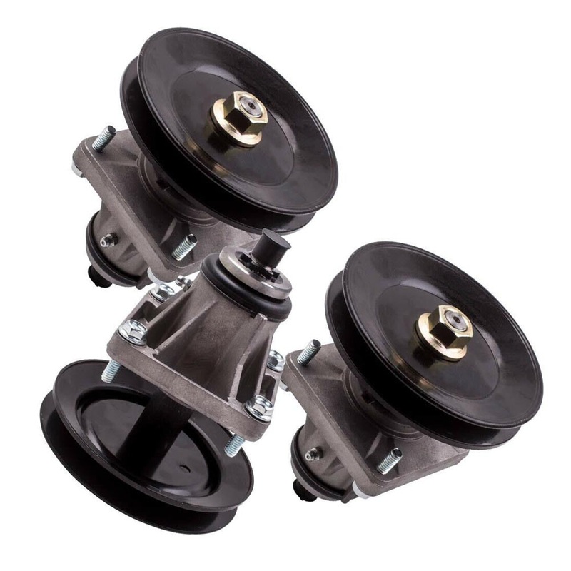 Set of 3 Mower Deck Spindles w/Bolts Fits Cub Cadet Replaces 618-0660