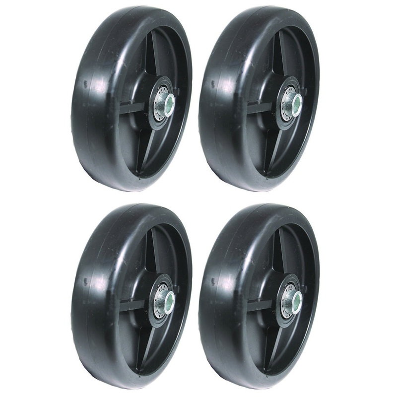 Qty 4: Deck Wheel Fits John Deere Replaces AM100633