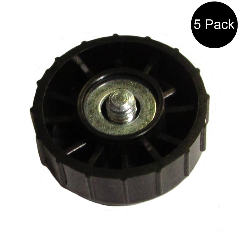 Qty 5: Solid Trimmer Head Bump Knob Fits AYP Replaces 101677X
