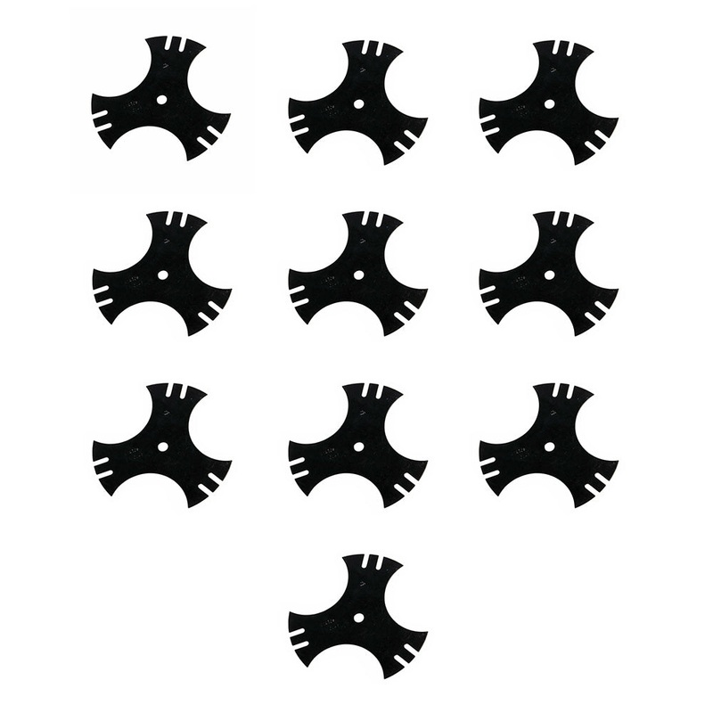 Qty 10: Tri Point Edger Blade Fits Oregon Replaces 40-009