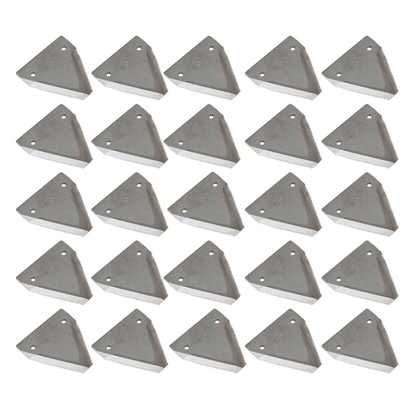 Qty 25: 14ga Under Serrated Black Sickle Section Fits White Replaces W5DM904