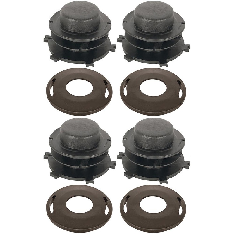 Qty 4: Trimmer Head Spool & Cap Cover Fits Stihl Replaces 4002-713-3017