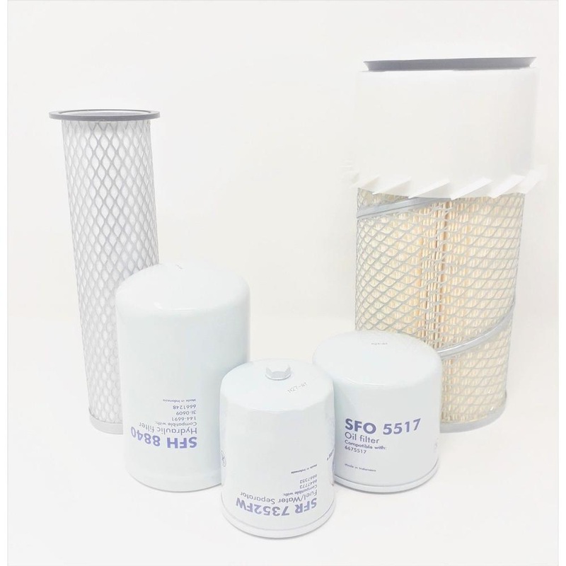 5-Piece Filter Kit Fits Ford/New Holland Replaces 1336122C1