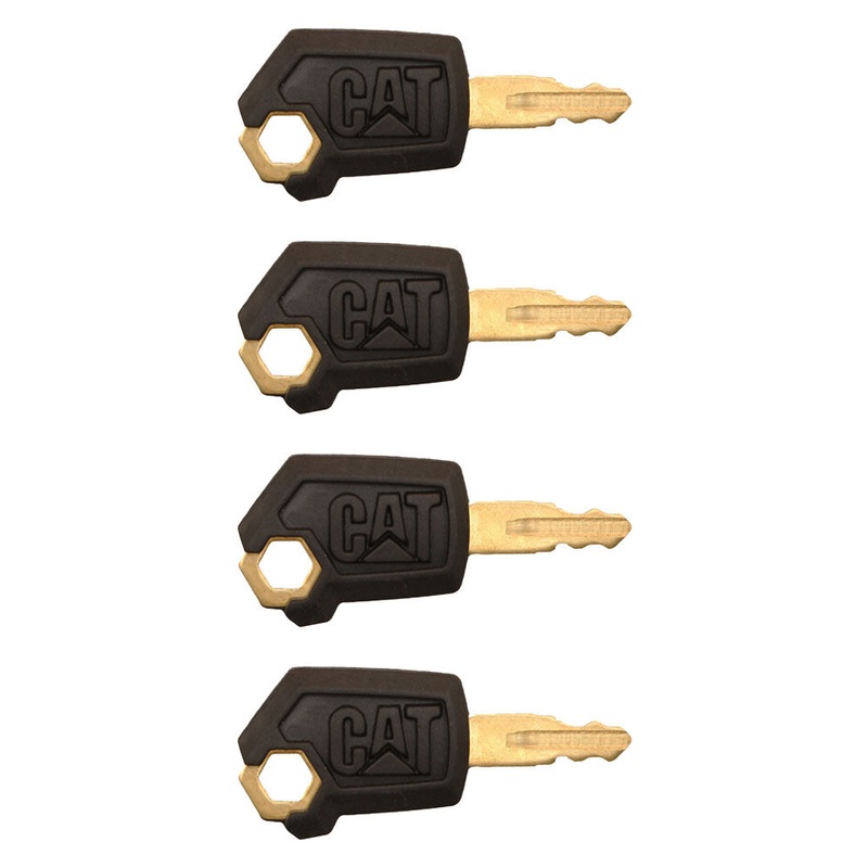 5P8500 Qty 4: Ignition Key(s) - New Style Fits Caterpillar