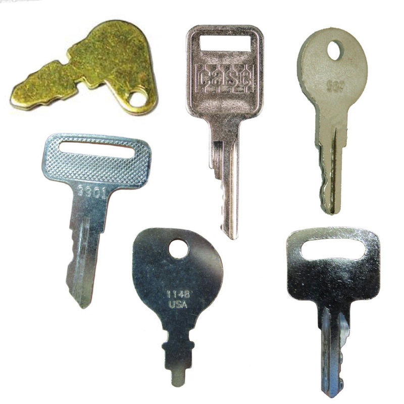 6pc. Heavy Equipment Key Set Fits Genie Replaces 21982