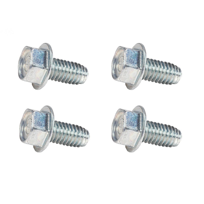 Qty 4: Self-Tapping Screw Hex Head 3/8"-16 x 3/4" Fits AYP Replaces 17000612