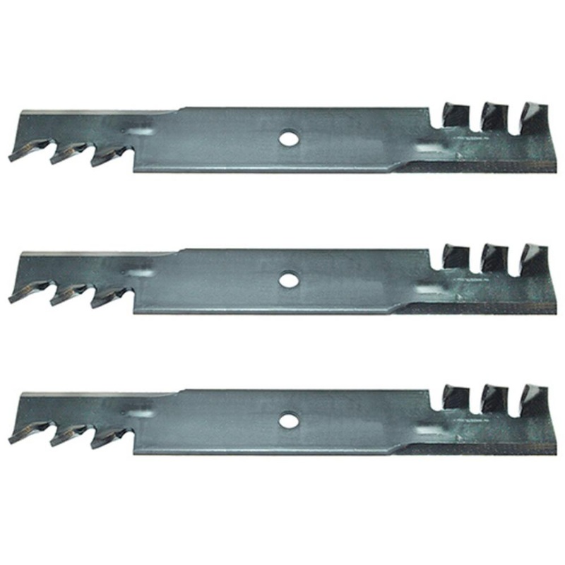 Qty 3: Heavy Duty Toothed Mulching Blade Fits Encore Replaces 453024