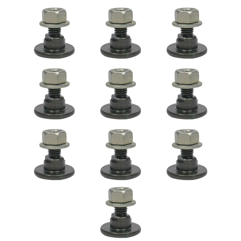 Qty 10: Disc Mower Blade Bolt Kit Fits John Deere Replaces 76N927