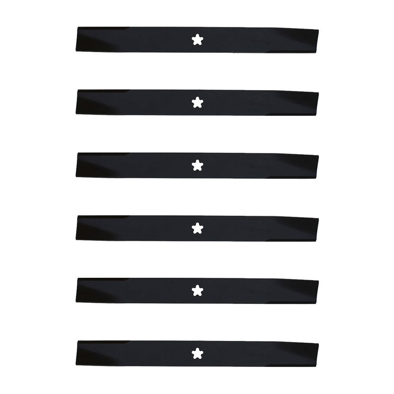 Qty 6: Heavy Duty Blades Fits AYP Replaces 134149