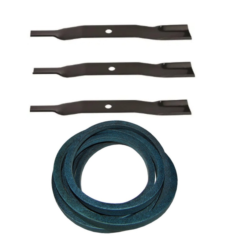 Finishing Mower Blades and V-Belt Fits Land Pride Replaces 5LK1610