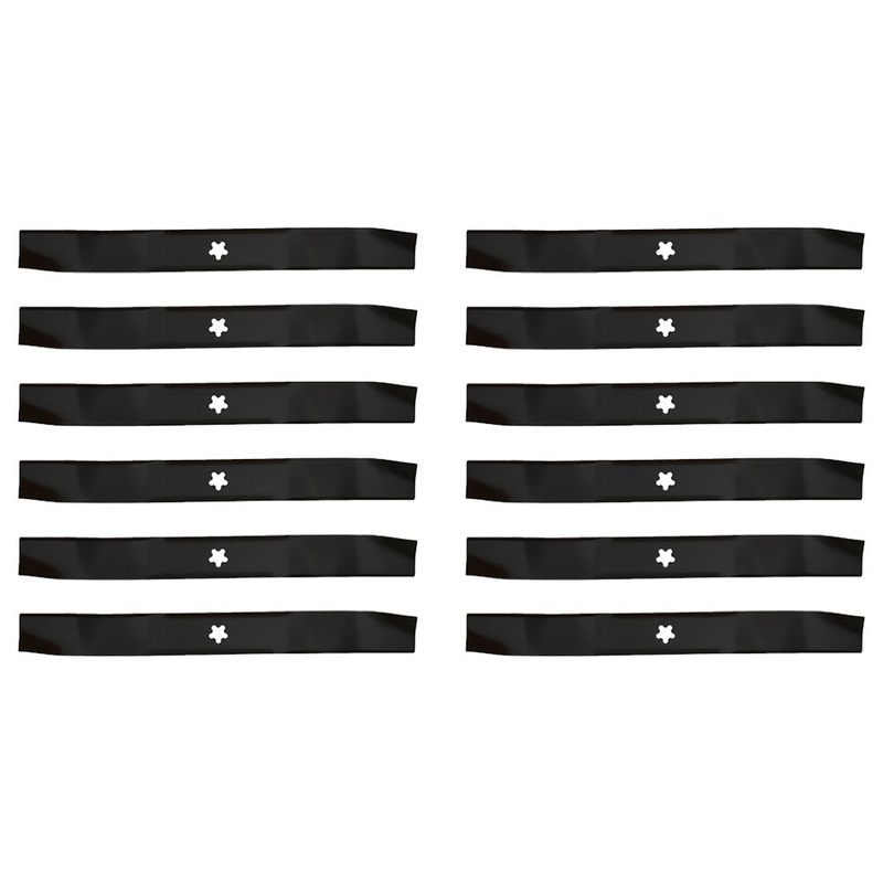 Qty 12: Mulching Lawn Mower Blade Fits MTD Replaces 742-025040-637