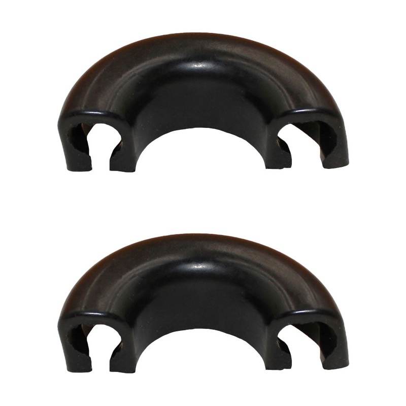 Qty 2: Black D-Ring Isolators Fits Universal Replaces 51-0515B