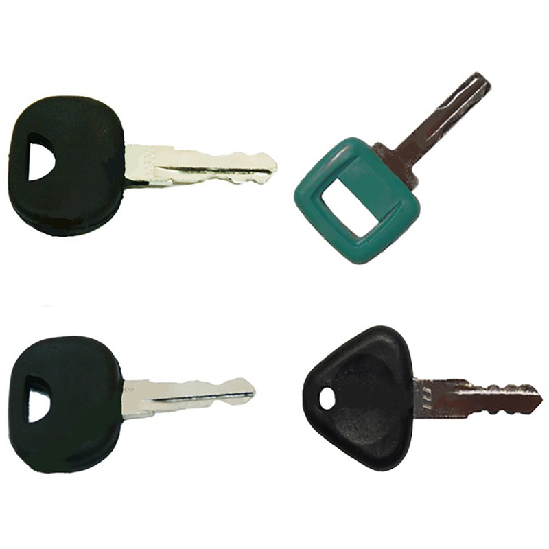 4 Piece Heavy Equipment Key Set Fits Caterpillar Replaces 8U-9569