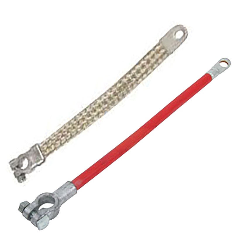 Battery Cable & Ground Strap Set Fits John Deere
