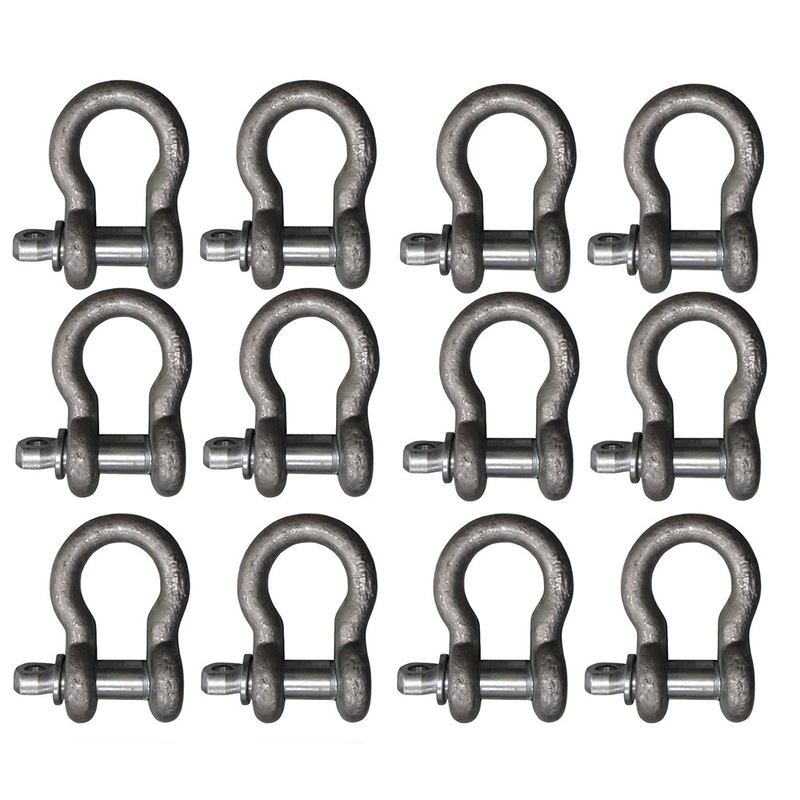 Qty 12: 3/4" Shackle Fits Universal Products Replaces 020418076312