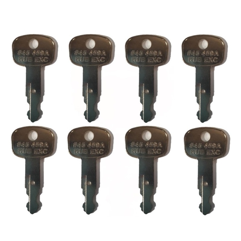 Qty 8: Key(s) Fits Kubota Replaces 459A
