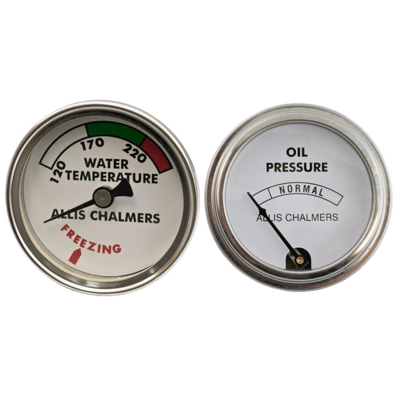 Temp Gauge & Oil Gauge Set Fits Allis Chalmers Replaces 213675