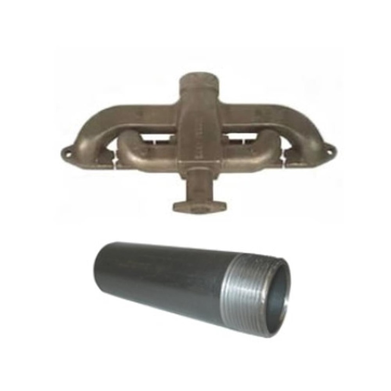 251175R1 Manifold with Short Exhaust Pipe Fits Case/International Harvester 100