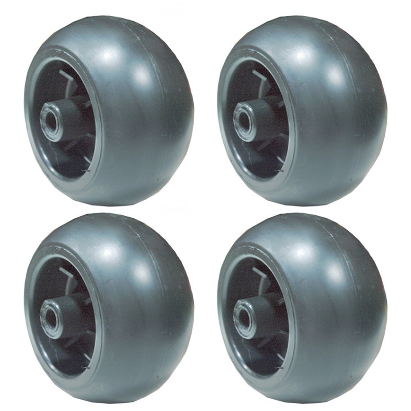 Qty 4: Deck Wheel - 5" x 2-3/4" Fits Great Dane Replaces D18070