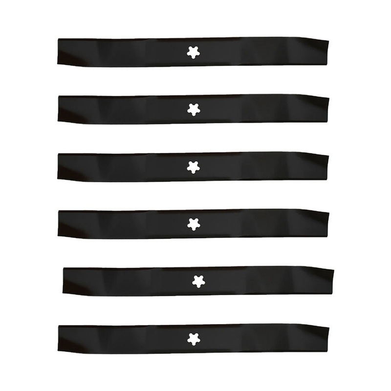 Qty 6: Mulching Lawn Mower Blade Fits MTD Replaces 742-025040-637