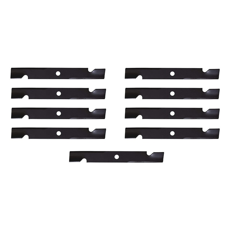 Qty 9: High Lift Notched Mower Blade Fits Exmark Replaces 103-6383