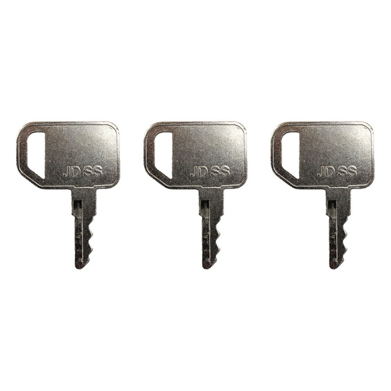 Qty 3: Key(s) Fits John Deere Replaces T209428