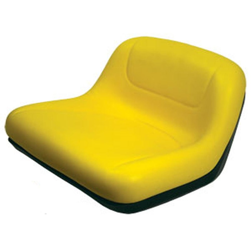 Yellow Mid Back Lawn Tractor Seat Fits John Deere Replaces GY20495
