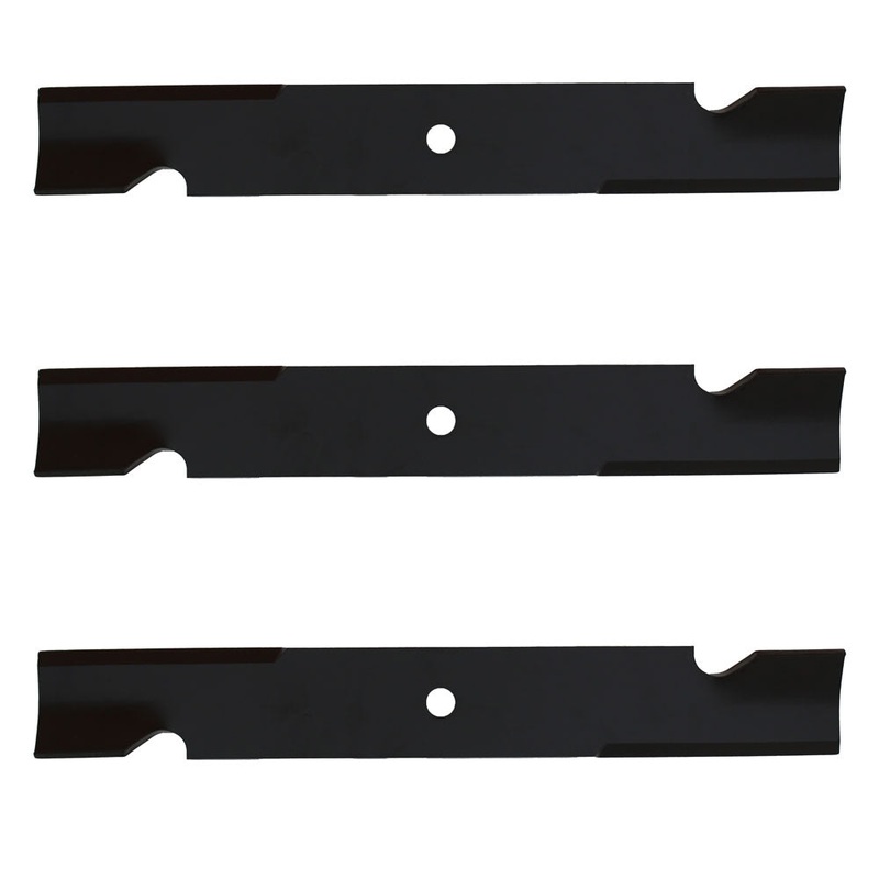 Qty 3: Heavy Duty Notched High Lift Blade Fits Husqvarna Replaces 539100341