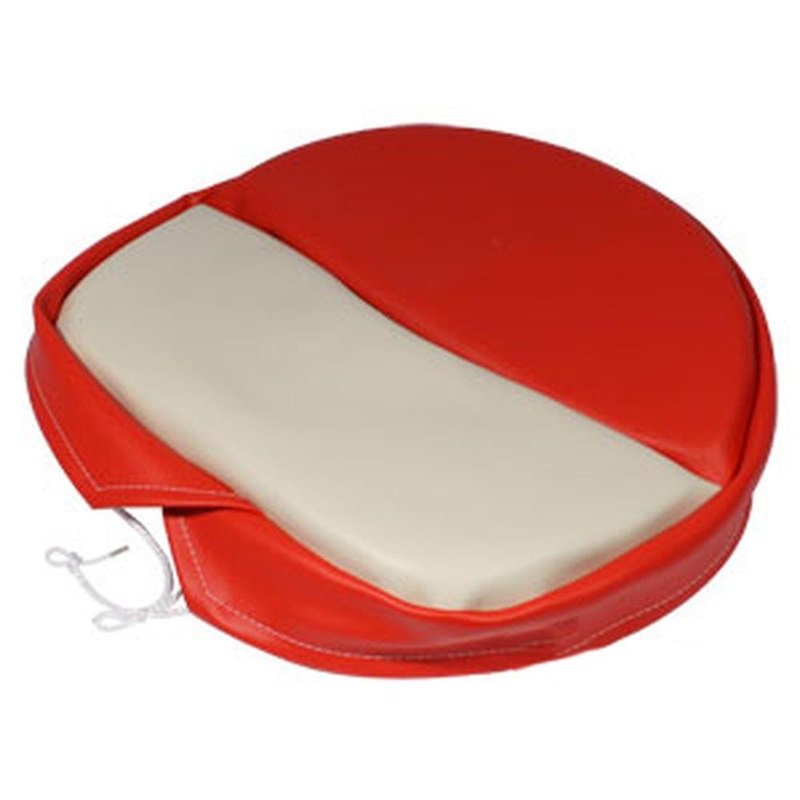 Deluxe Red & White Seat Cover Fits Case/International Harvester Replaces IH10