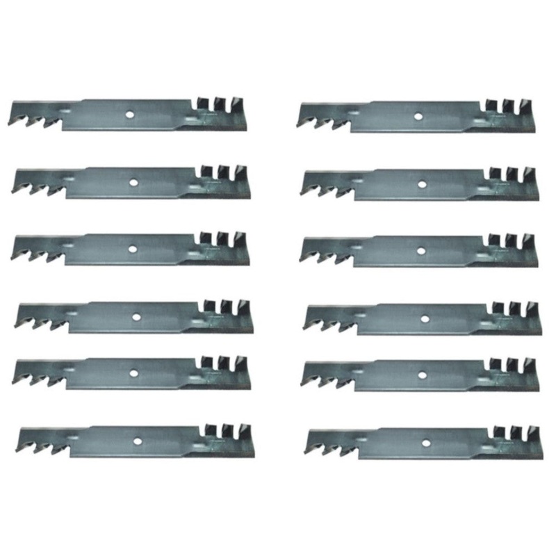 Qty 12: Heavy Duty Toothed Mulching Blade Fits Toro Replaces 107-3192