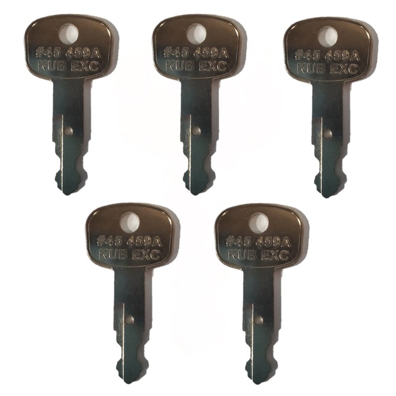 Qty 5: Key(s) Fits Kubota Replaces 459A