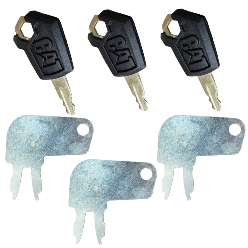 Qty 3: Master Disconnect & Ignition Key Set Fits Caterpillar Replaces 0310-072