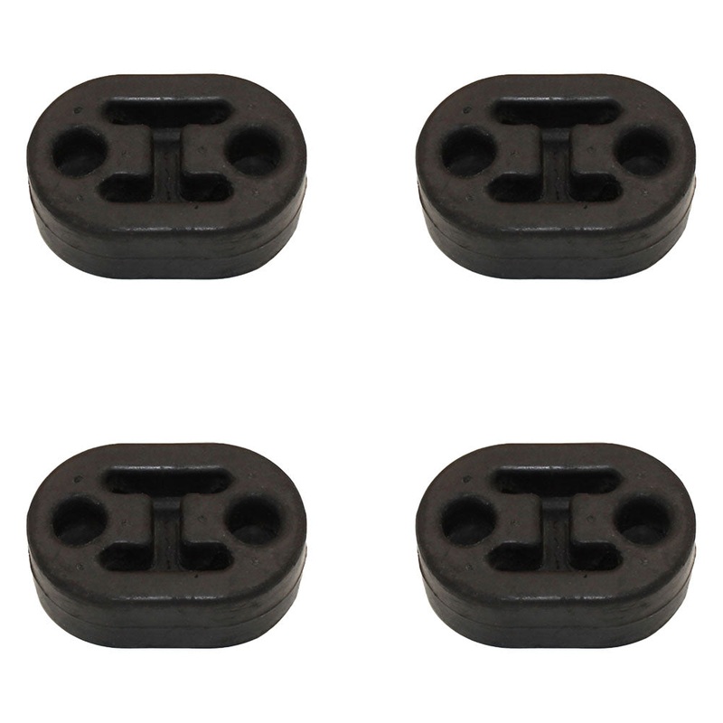 Qty 4: Rubber Exhaust Insulator Fits Universal Products Replaces 100400
