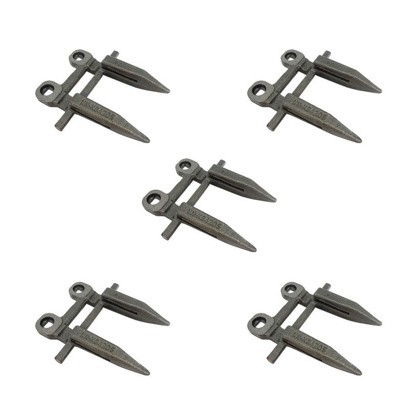 Qty 5: Grain Head Cutter Bar Double Guard Fits John Deere Replaces BU235